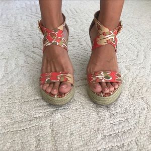 Wedge sandals